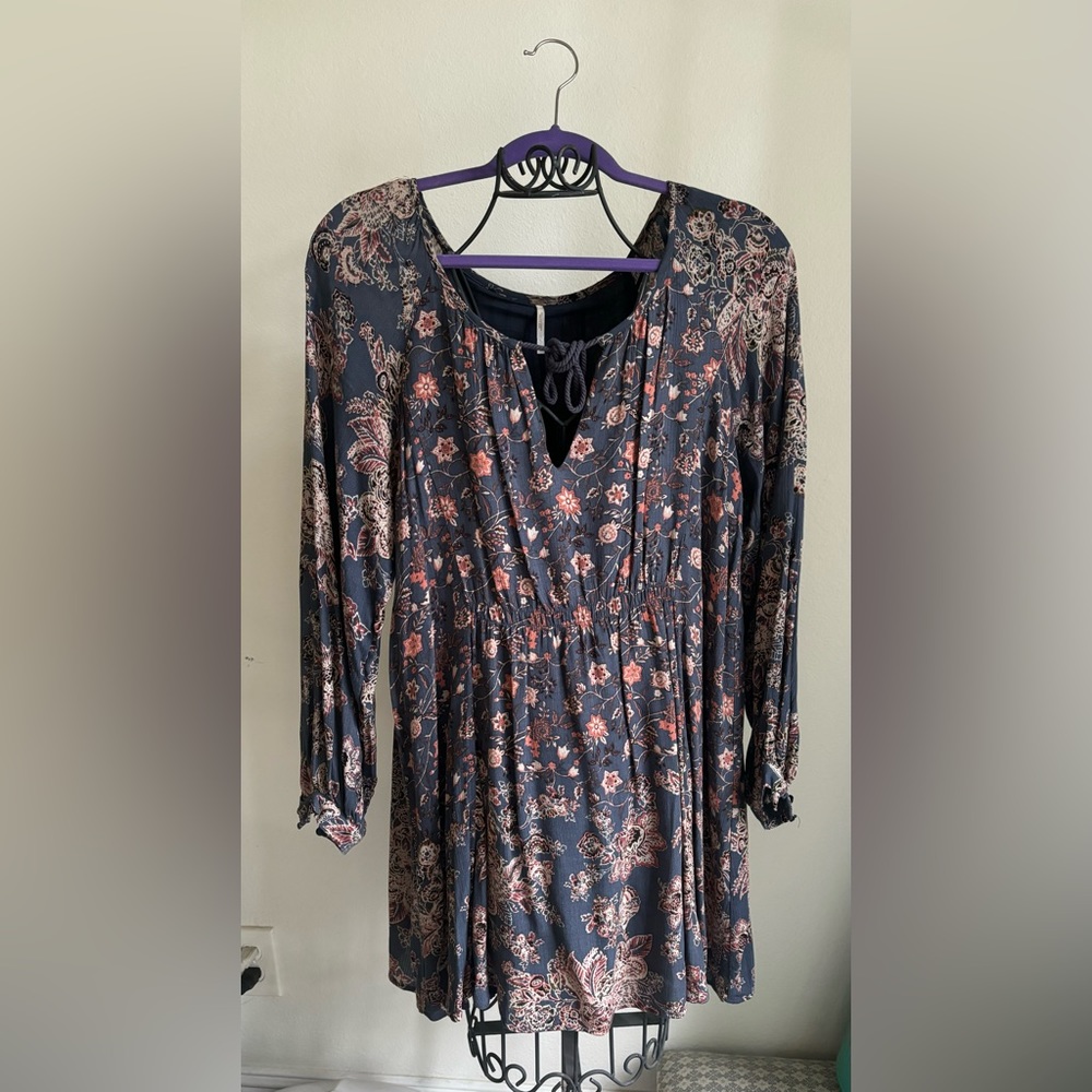 Free People Boho Floral Tunic Dress